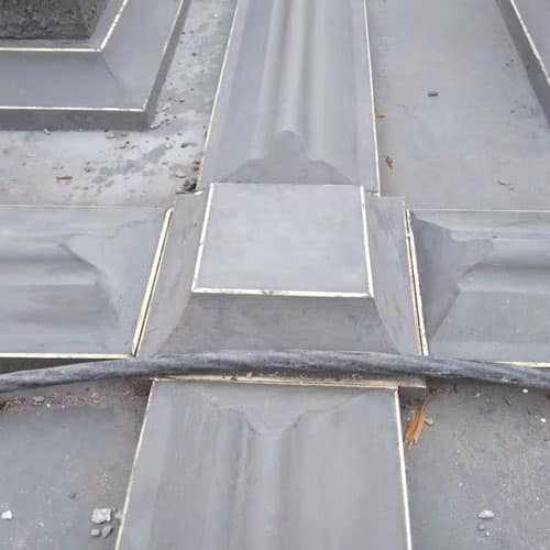 cumstom concrete art trowel working effect