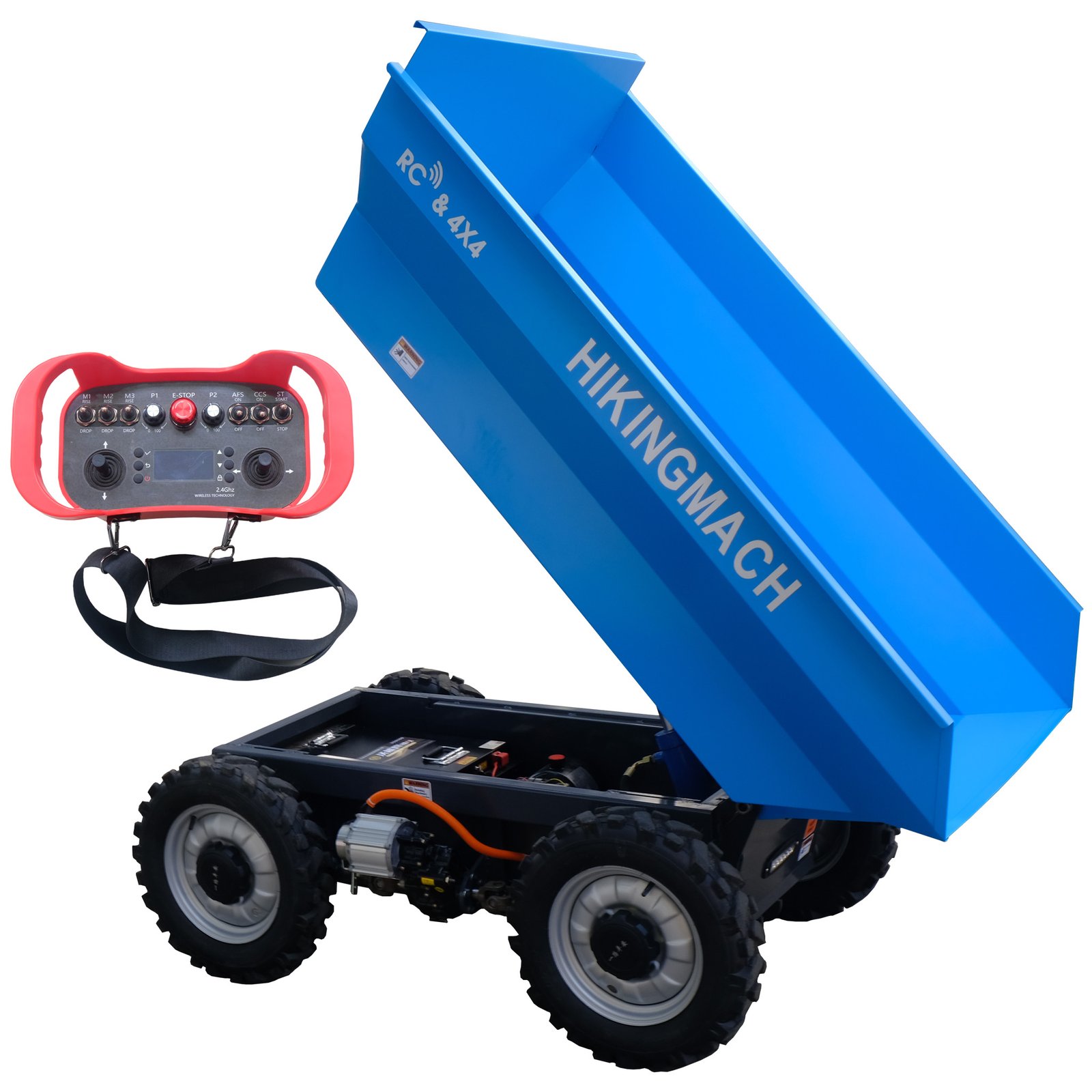 HKPB360N Battery Powered Wheelbarrow (4WD/Remote/10Cu. Ft.) - Image 2