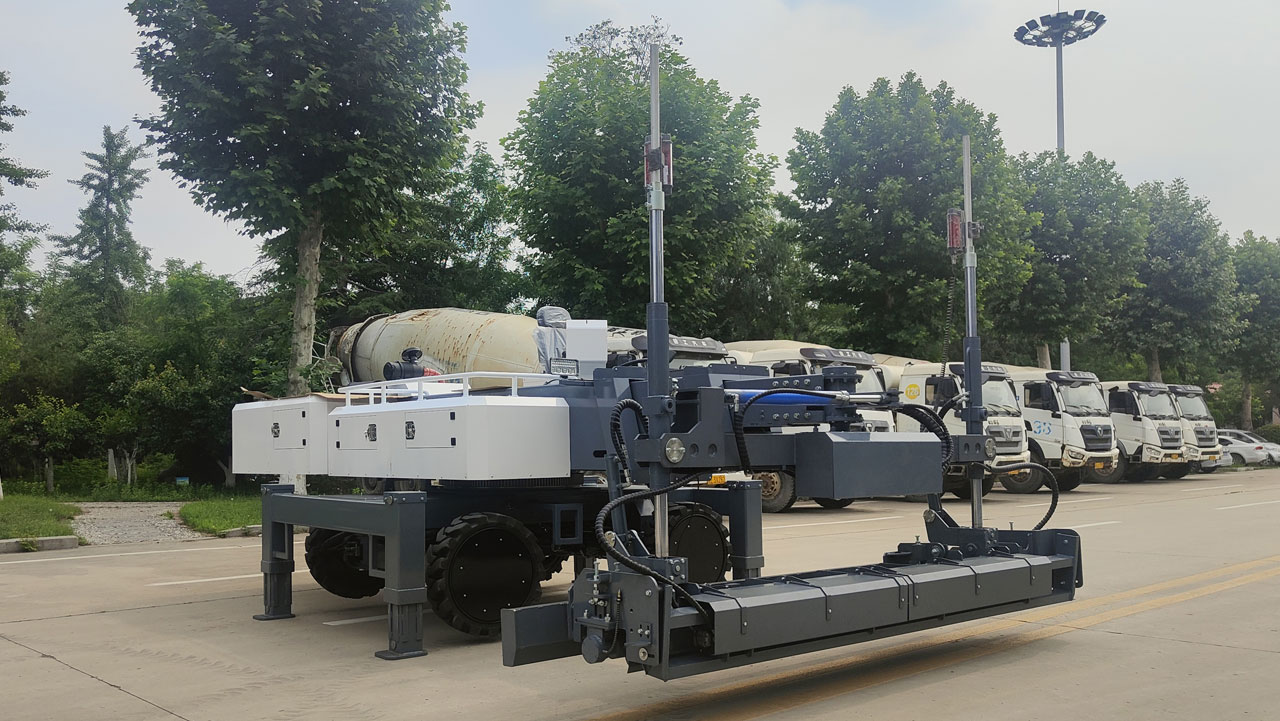 Hiking Boom Laser Screed