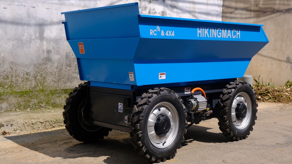 Maximum climbing ability of up to 45° (unloaded), easily handling steep and complex conditions. Fitted with a high‑capacity 60 V 120 Ah LiFePO₄ battery, providing a maximum range of up to 120 km on a single charge.