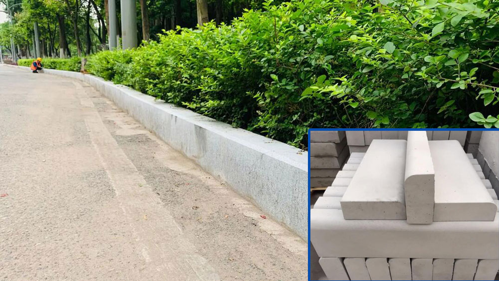 concrete curb pavers