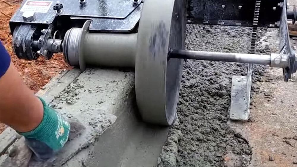 concrete curb roller