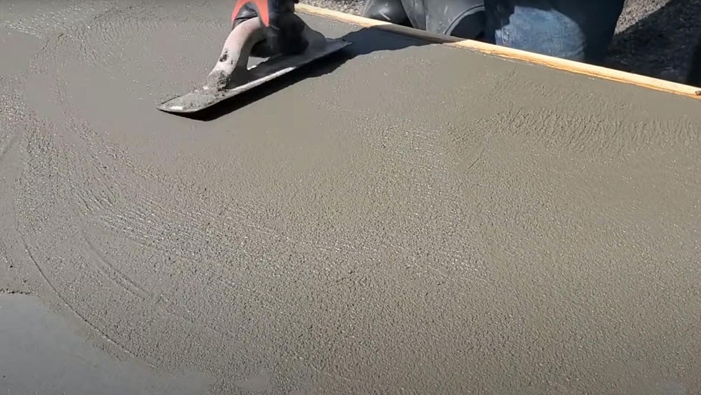 concrete troweling