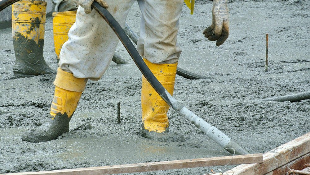 concrete vibrating