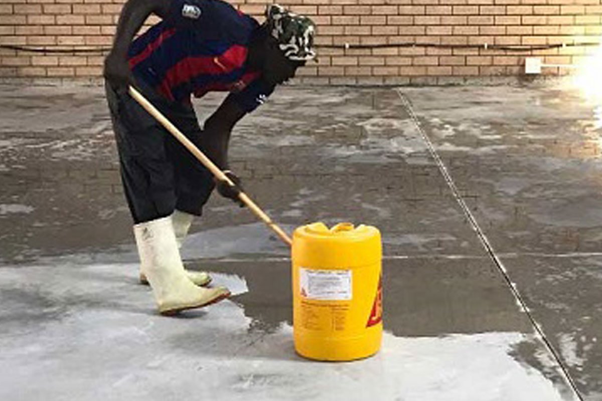 Liquid Concrete Floor Hardener